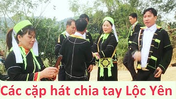 Các cặp hát sli chia tay đám cưới Lộc Yên; hat sli lang son