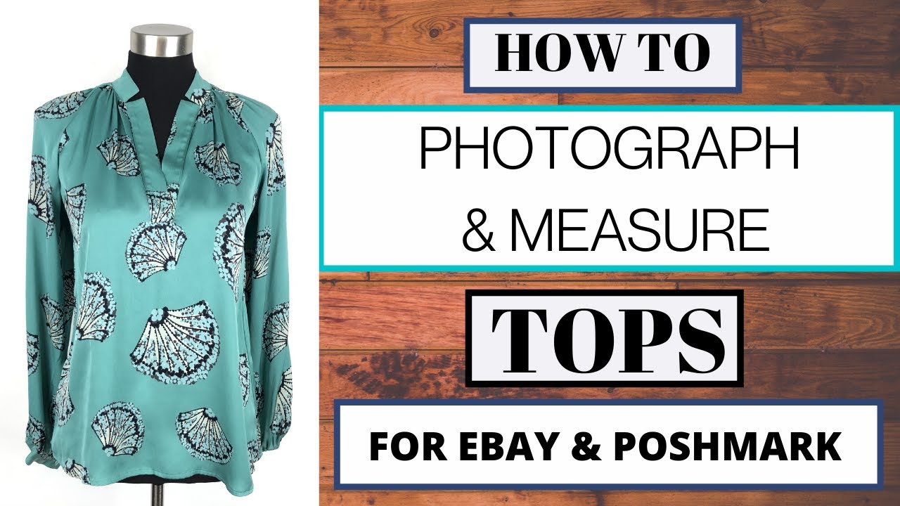 How to Photograph Clothing for Ebay Tops & Shirts BRIGHT WHITE