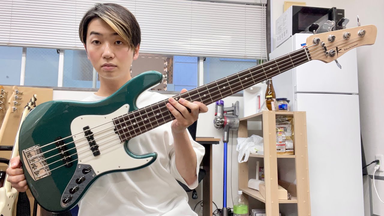 元Sadowsky菊地さんの新作5弦JBを最速チェック！量産モデルでも