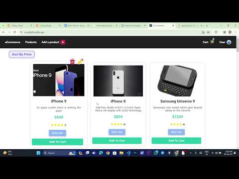 Build a React E-commerce App with Redux🚀 | Full-Stack Web Development Coding Ninjas👌