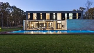 Contemporary Home Interior Design - House With Concept Of Peristyle Surrounded By An Oak Tree Forest