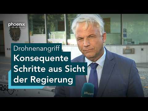 Gerd-Joachim von Fallois (phoenix-Korrespondent) zum Drohnenvorfall in Leipzig | 01.09.26