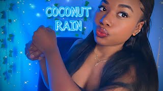 ASMR FAST Mouth Sounds   Coconut Rain (1 HOUR)