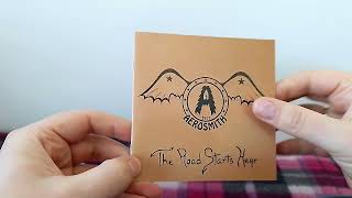 Aerosmith 1971 The Road Starts Hear CD Unboxing