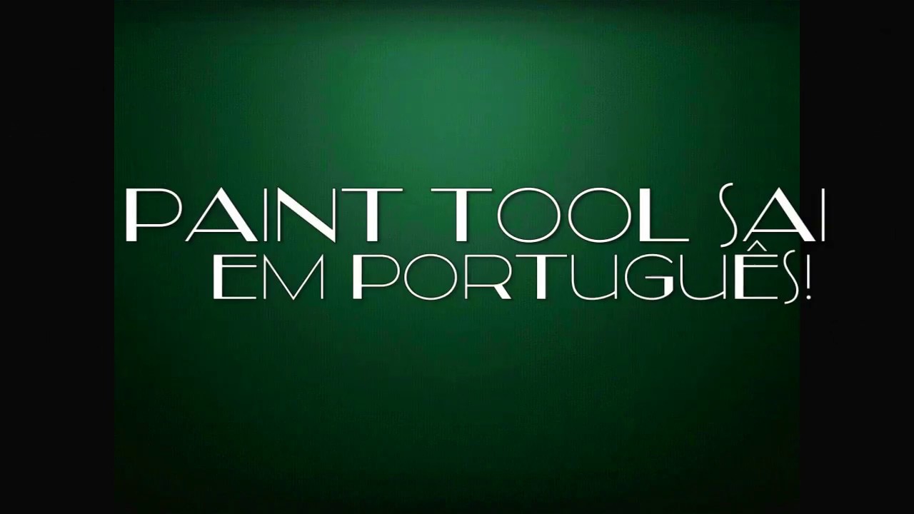 Como baixar e instalar o Paint TooL Sai em português 18 12 2018
