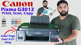 Canon G3012 Printer Unboxing Video & Print Quality | Review OF Canon G3012 Printer | Installation |