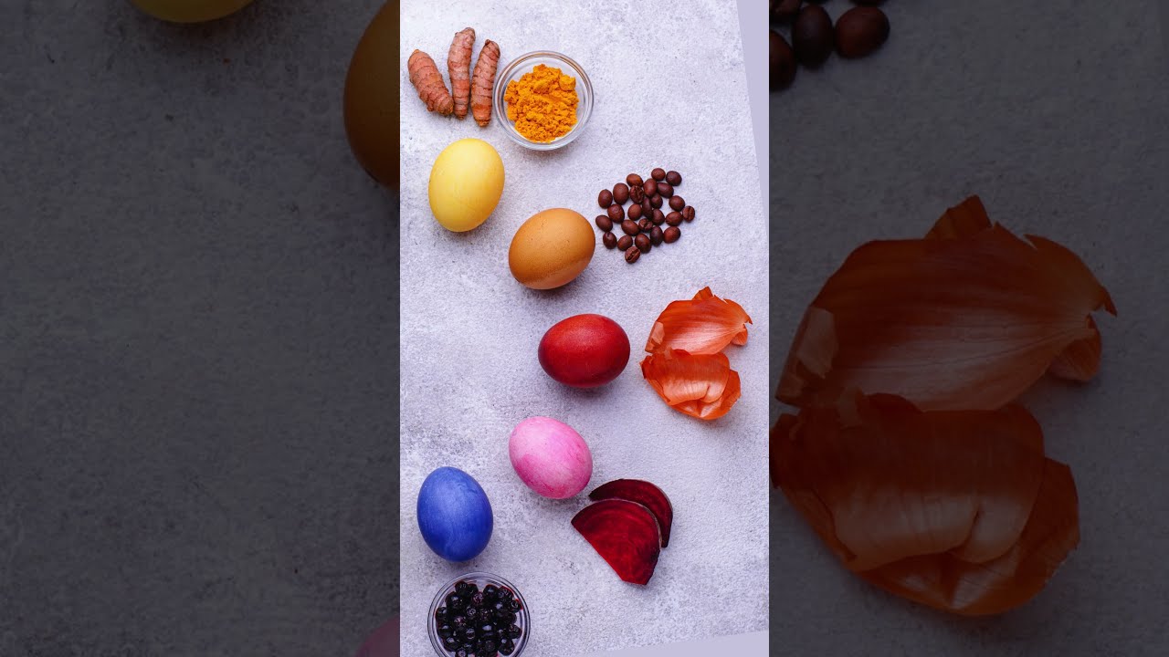 Want a more natural, dye-free way to color your Easter eggs this year?  Here are some options.
