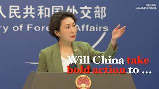 'How to resolve Taiwan question is a matter for the Chinese ourselves.' Mao Ning tells Reuters