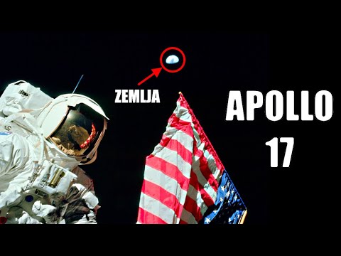 What did NASA&rsquo;s last landing on the moon Apollo 17 look like?