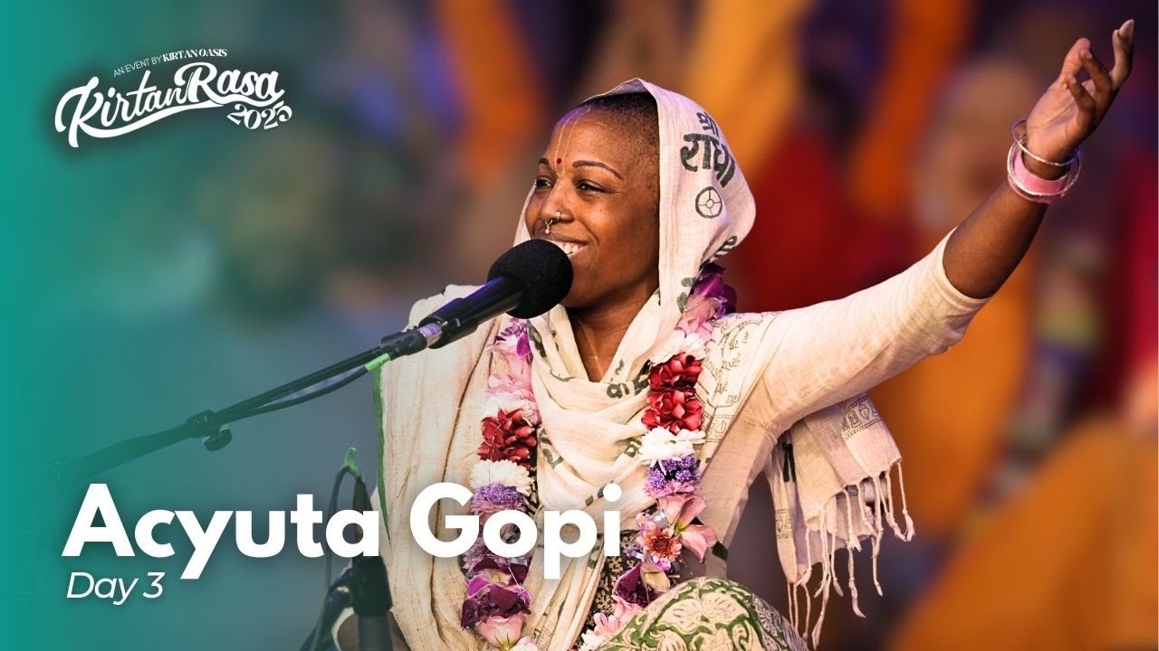 Acyuta Gopi Devi Dasi's Kirtan | Day 3 | Kirtan Rasa 2025 | 4K | Dubai Kirtan Mela