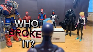 Who broke it? (Spiderman stop motion) (meme)