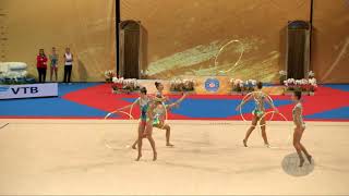 Austria (AUT) - 2018 Rhythmic Worlds, Sofia (BUL) - Qualifications 5 Hoops