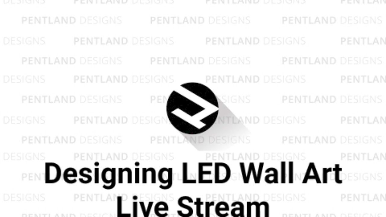 Designing LED Wall Art Making it retractable YouTube
