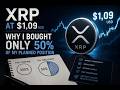 XRP, 1,09 usd, price range 1,12-3,43usd
