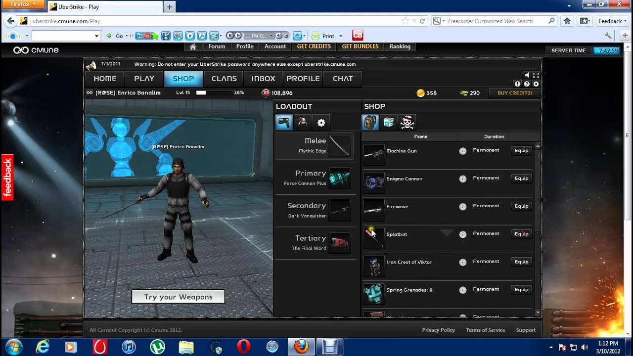 Uberstrike's Best Weapons