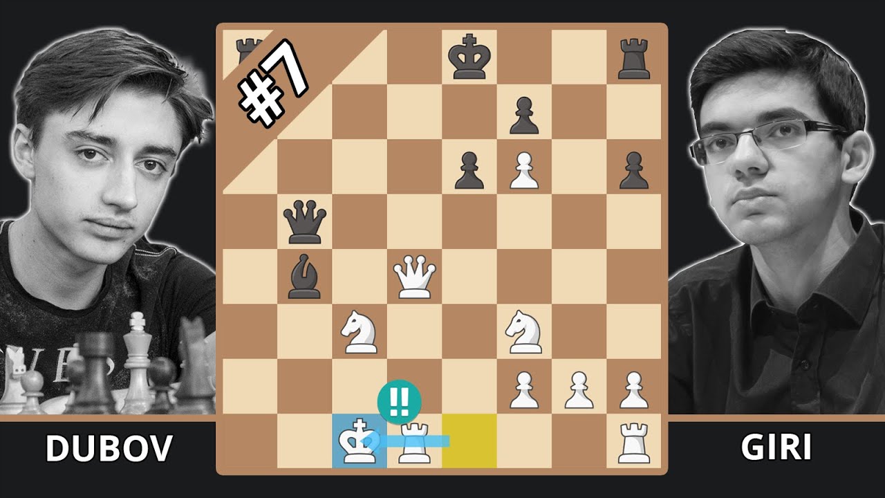 Most Ridiculous Castling Move Ever?! - Top 10 of the 2010s - Dubov vs.  Giri, 2019 