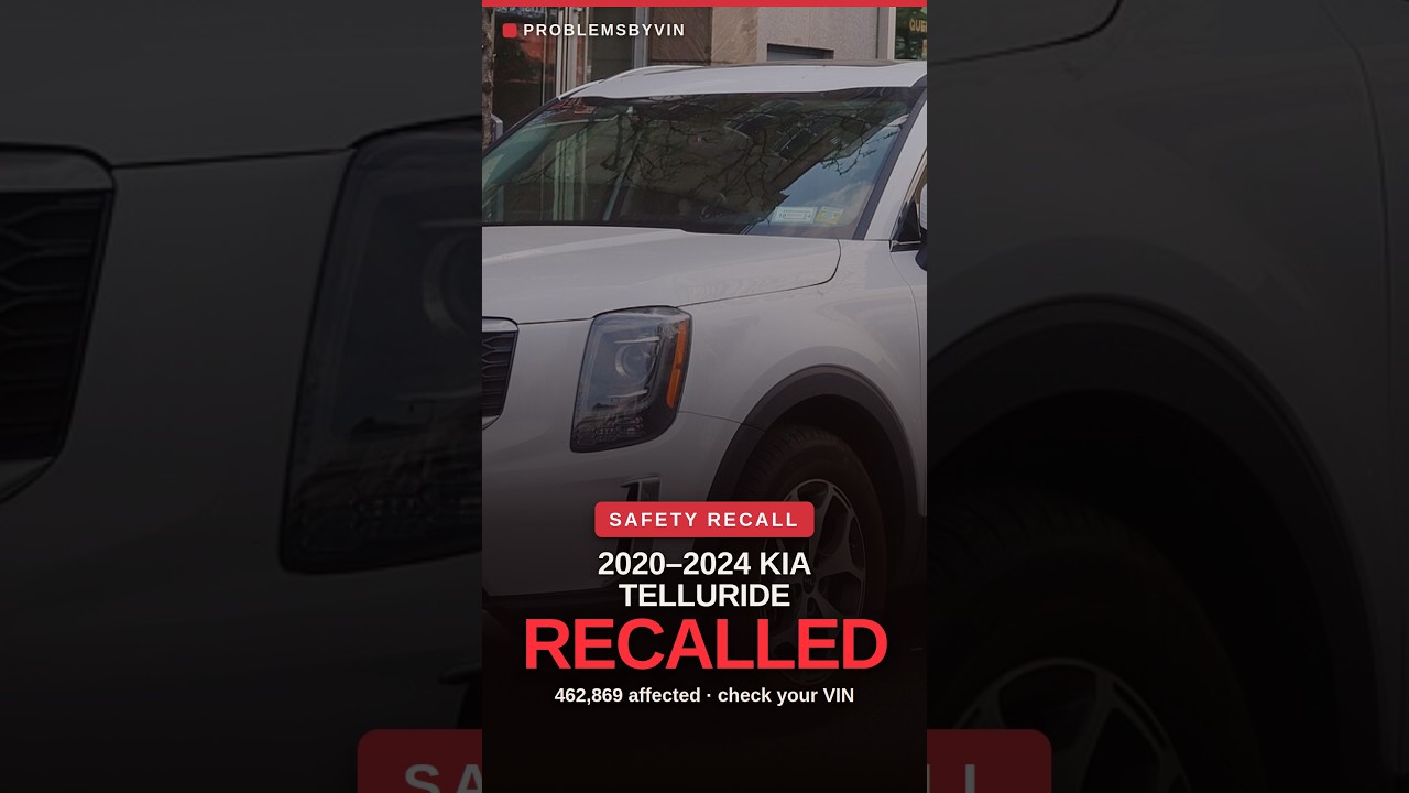2024 Kia Telluride recall — video thumbnail