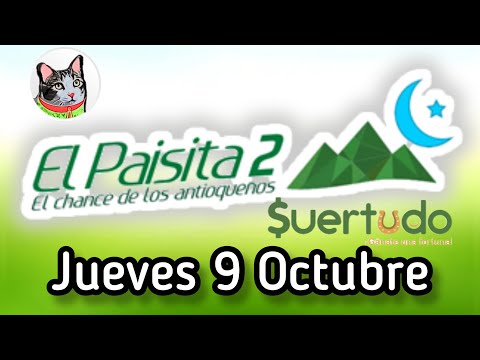 Resultado EL PAISITA 2 Jueves 9 de Octubre de 2025