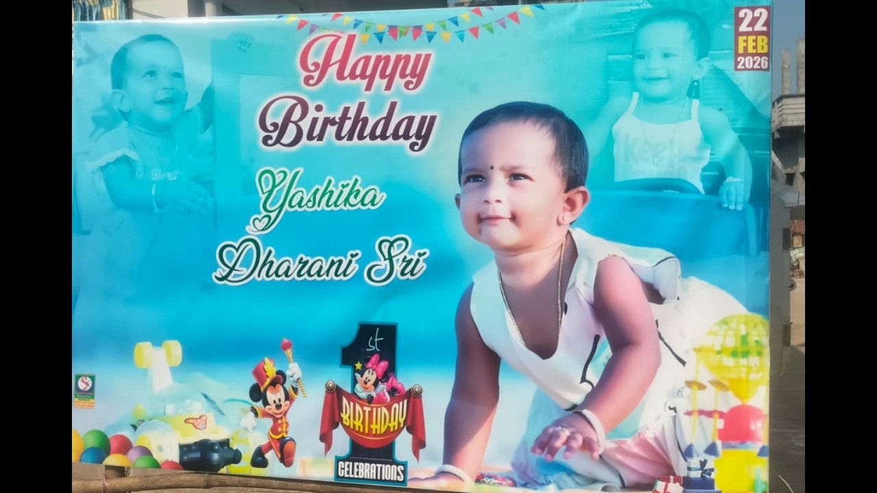 Yashika Pre Birthday Video | 1st Birthday