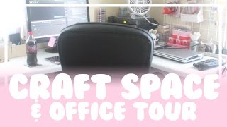 CRAFT SPACE -and- OFFICE TOUR