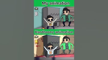 My animation VS @HARDTOONZ  animation ( mobile VS PC ) #shorts