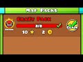 CRAZY PACK | Geometry Dash (Insane Demon Map Pack) : CraZy 1 + CraZy 2 [All Clear] # Fan Made