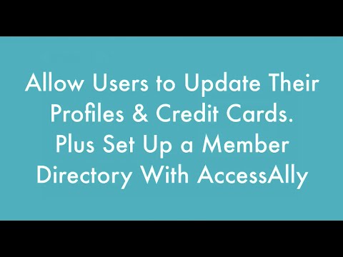 Wordpress Member Directory with Profile -  AccessAlly Plugin Review