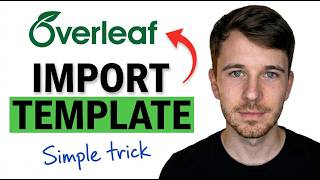 How to Import Overleaf Template (Simple Steps)