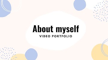 Video Portfolio - About Myself (MRR3023 - Professional Portfolio Assignment 4)