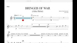 Bringer Of War Brian Balmages Flute Play Along