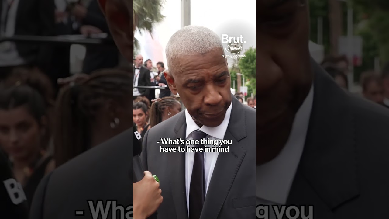 Denzel Washington on the Cannes red carpet for “Highest 2 Lowest.”