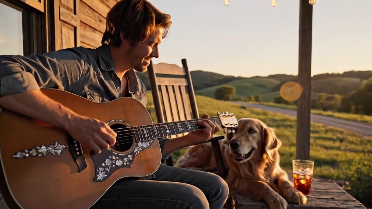 Wildflower Skies Across the Prairie 🤠 Calm Cowboy Acoustic & Rustic Road Vibes