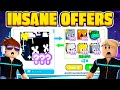 What People Trade For A HUGE HACKED CAT! Insane Offers! Pet Simulator X!