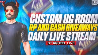 PUBG MOBILE CUSTOM ROOMS + PRIZE POOL TOURNAMENT |Wow Rooms Classic Scrims Live Stream #gtraheellive