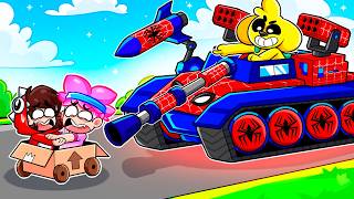 TANQUE NOOB vs TANQUE de SPIDERMAN 😱🤣 DESAFÍO de MIKECRACK, INVICTOR y RAPTOR