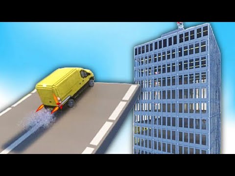 CARS VS OFFICE BUILDING