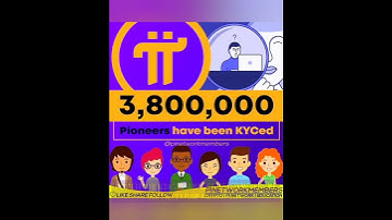 3.8 Million Pioneers have been KYCed in #pinetwork | #picoin #pipayment #web3 #pi #pioneers #crypto