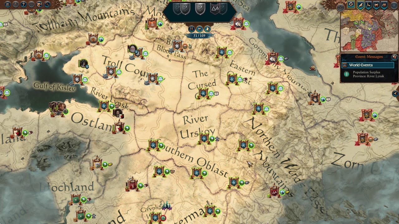 This is what 1000 hours of total war warhammer 3 looks like Legendary Kislev Campaign 7.0.2