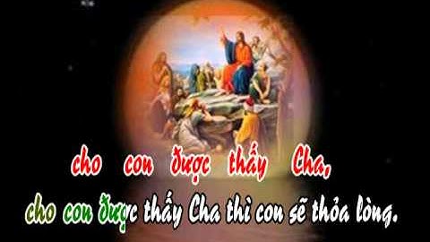 Cho Con Thấy Cha (CN5PS) - karaoke playback - http://songvui.org