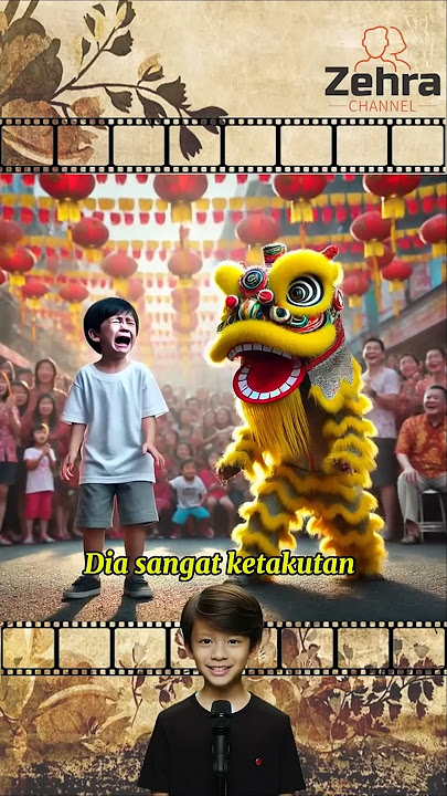 📌Takut! Barongsai Ini Bikin Bocah Nangis Di Perayaan Imlek! 😱🦁 #shorts #viralvideo #imlek #barongsai