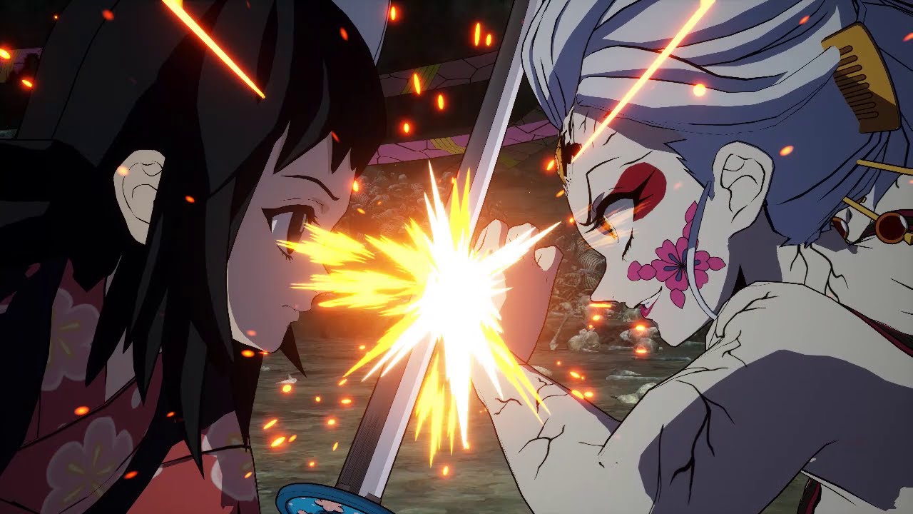 마코모, 사비토 VS 다키, 규타로 (귀멸의 칼날 히노카미 혈풍담2)