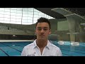 A short message from Olympic bronze medallist Tom Daley