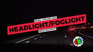 Dual-Color LED Headlight/Foglight