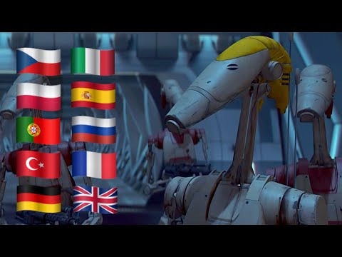 "Check It Out Corporal, We'll Cover You" in 10 Languages | Star Wars: Episode I - The Phantom Menace