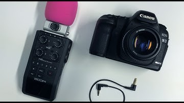 Connecting the Zoom H6 to a DSLR