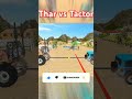 Thar vs Tractor race is race winner 🏆 Thar