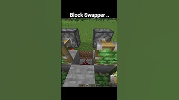 Minecraft Block Swapper 😅 #shorts #minecraft