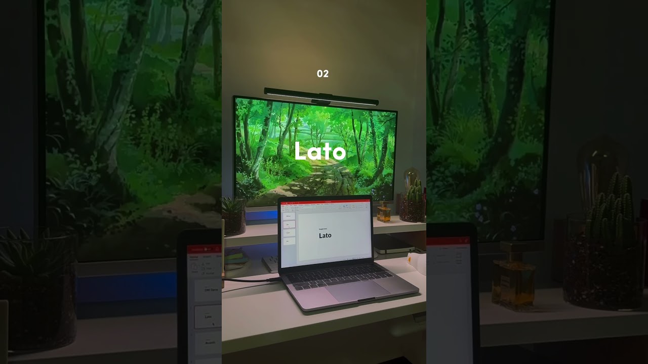Clean Fonts for PowerPoint design