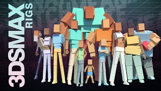 The Blocks: Body Mechanics Rigs  //  3DSMAX Overview