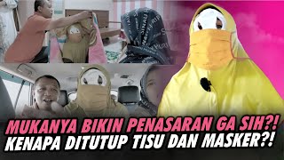 NINJA❗️USWATUN HASANAH SELALU MENUTUP MUKA PAKAI TISSUE ❗️kita rayu agar mau berobat ke Rumah Sakit